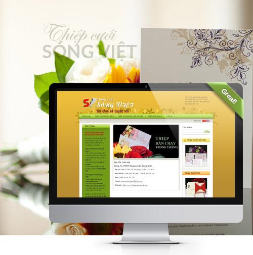 THIỆP CƯỚI SÓNG VIỆT